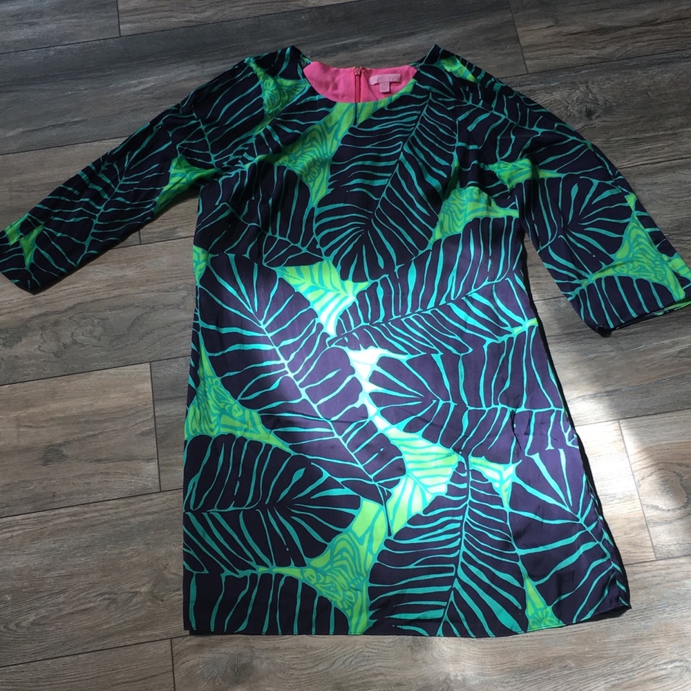 Lilly Pulitzer "Under The Palms" sleeved dress